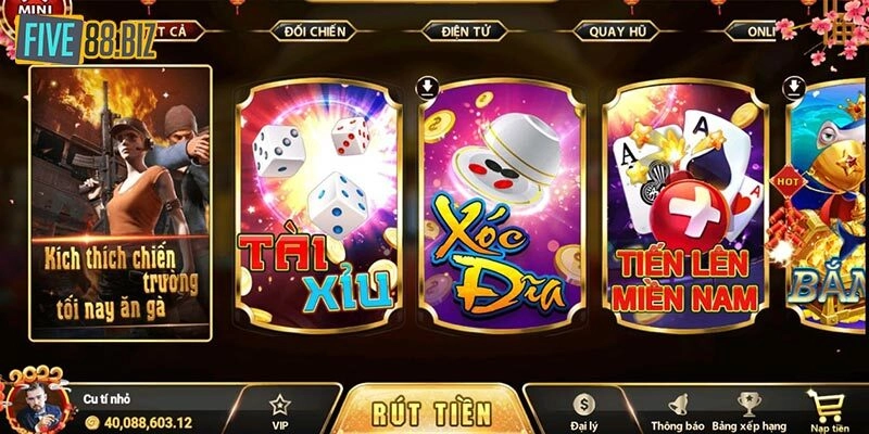 Kho game đồ sộ nổi nhất tại 68 game bài